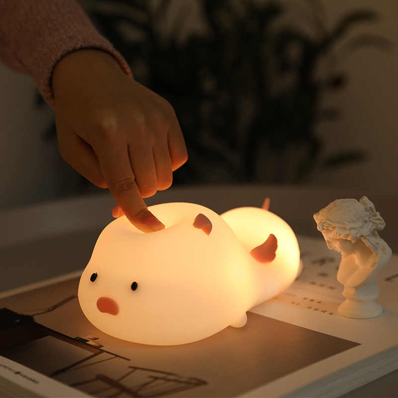 Pig Silicone Night Light - Zambeel