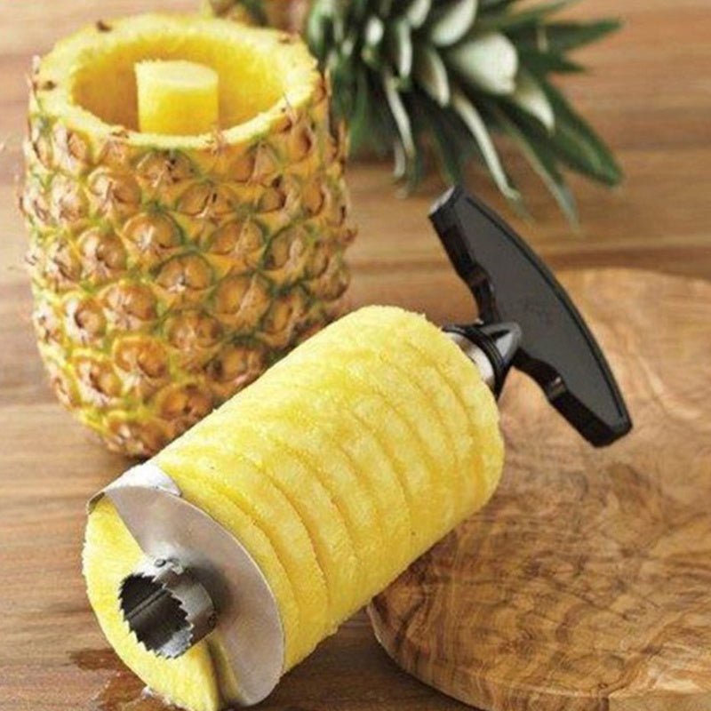 Pineapple Peeler Stainless Steel Pulp Separator Corer Core Puller Fruit Tools - Zambeel