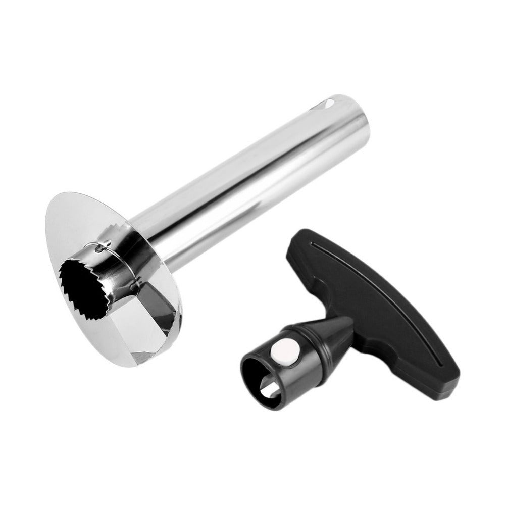 Pineapple Peeler Stainless Steel Pulp Separator Corer Core Puller Fruit Tools - Zambeel