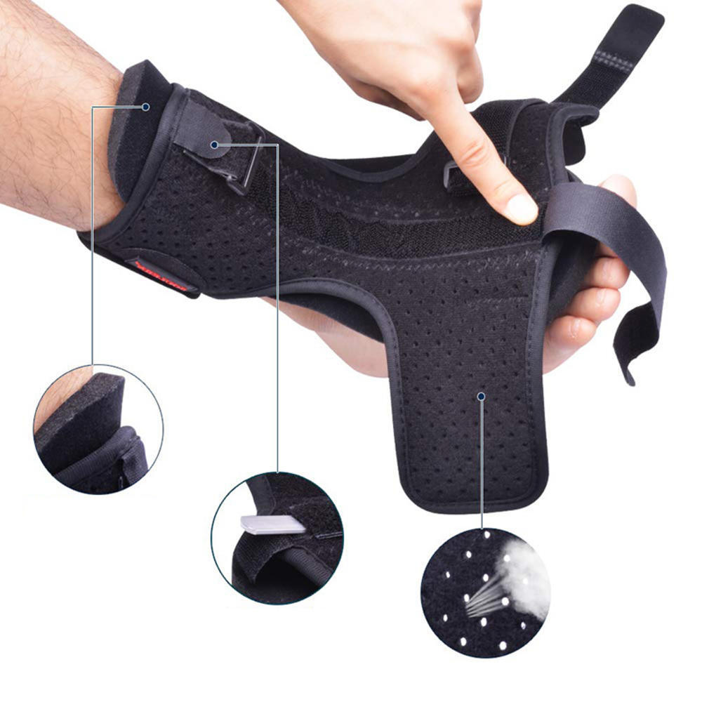 Plantar Fasciitis Dorsal Night Splint Foot Orthosis Stabilizer Adjustable Drop Foot Orthotic Brace Support Pain Relief Tool - Zambeel