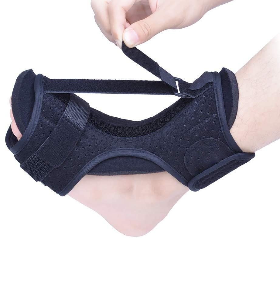 Plantar Fasciitis Dorsal Night Splint Foot Orthosis Stabilizer Adjustable Drop Foot Orthotic Brace Support Pain Relief Tool - Zambeel