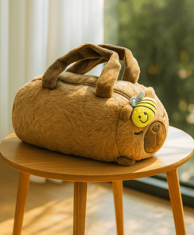 Plush Animal Handbag with Cute Design - Zambeel
