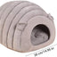 Plush Covered Pet Cave Bed - Zambeel