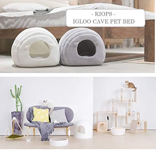 Plush Covered Pet Cave Bed - Zambeel