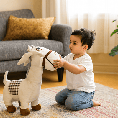 Plush Horse Soft Toy - Zambeel