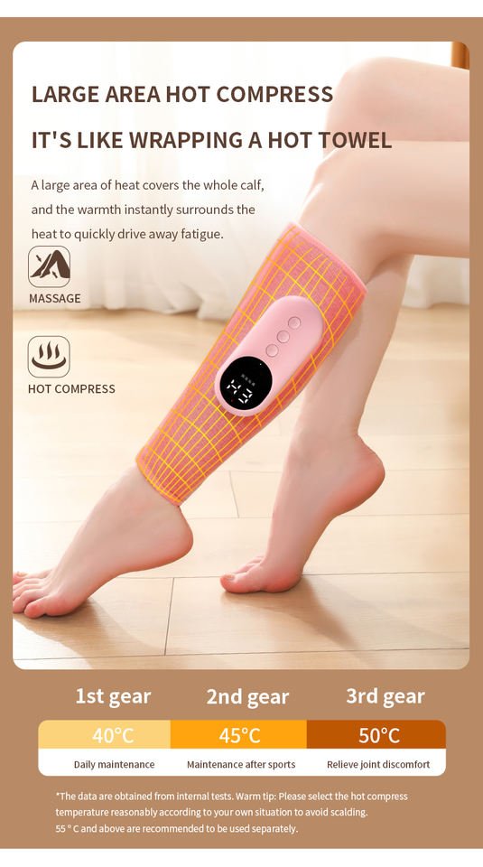 Portable & Adjustable Compression Leg Massager - Zambeel