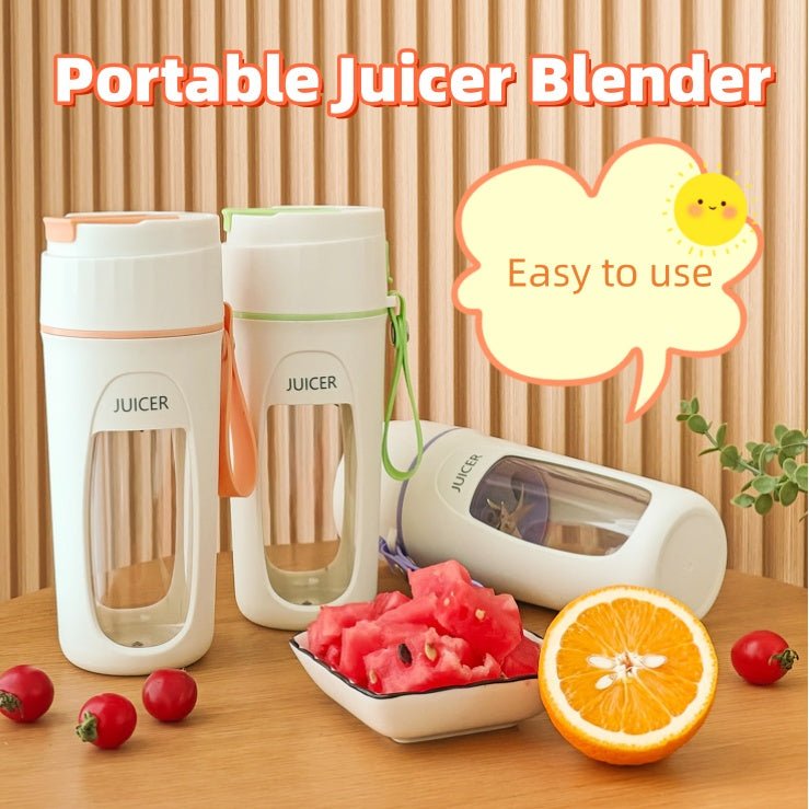 Portable Blender Electric USB Charging Outdoor Automatic Juicer Cup Juice Maker Kitchen Supplies - Zambeel