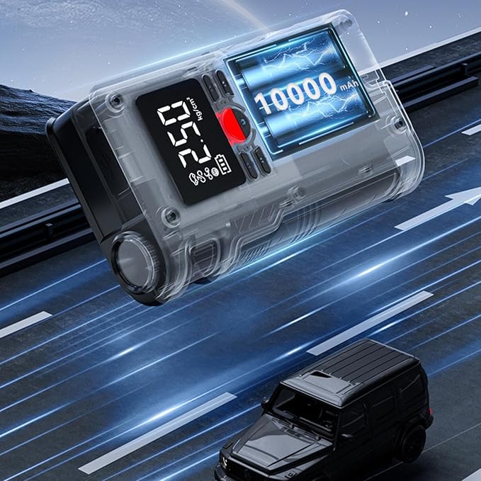 Portable Car Jump Starter with Digital Display © - Zambeel