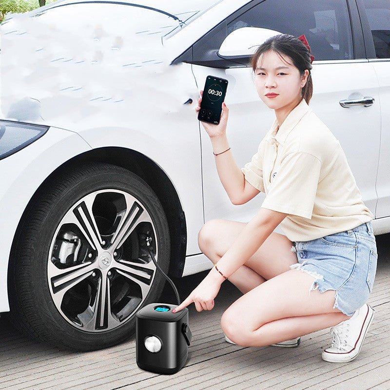 Portable Car Mini Tire Multi - Function Air Pump - Zambeel