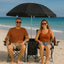 Portable Double Folding Beach Chair with Umbrella © - Zambeel