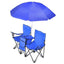 Portable Double Folding Beach Chair with Umbrella © - Zambeel