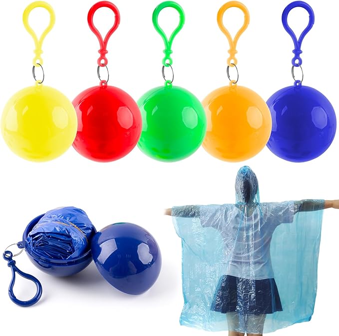 Portable Emergency Raincoat in Keychain Ball - Zambeel