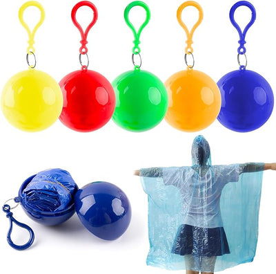 Portable Emergency Raincoat in Keychain Ball - Zambeel