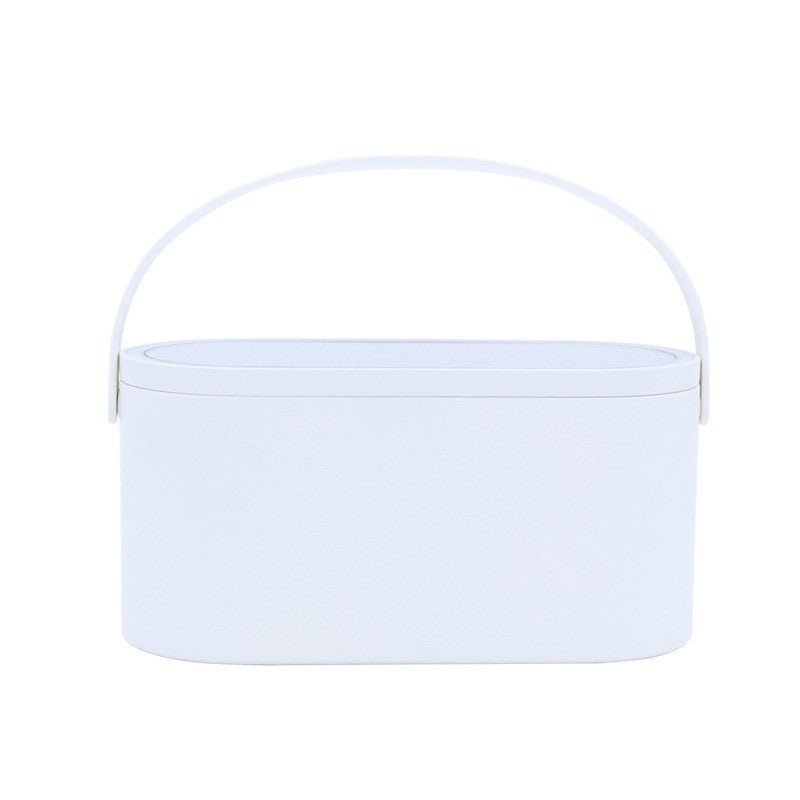 Portable LED Light Storage Box Beauty And Makeup Mirror - Zambeel