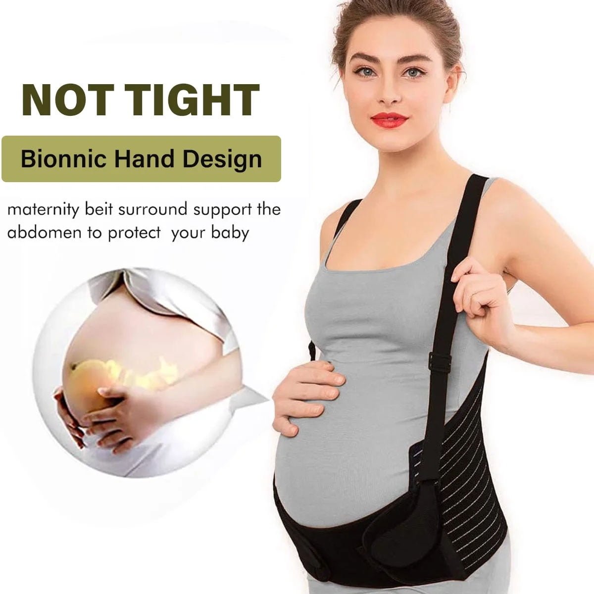 Pregnant Woman Stomach Lift Belt - Zambeel