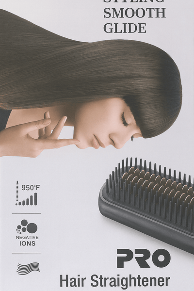 Pro Master - Hair Straightener Brush - Zambeel