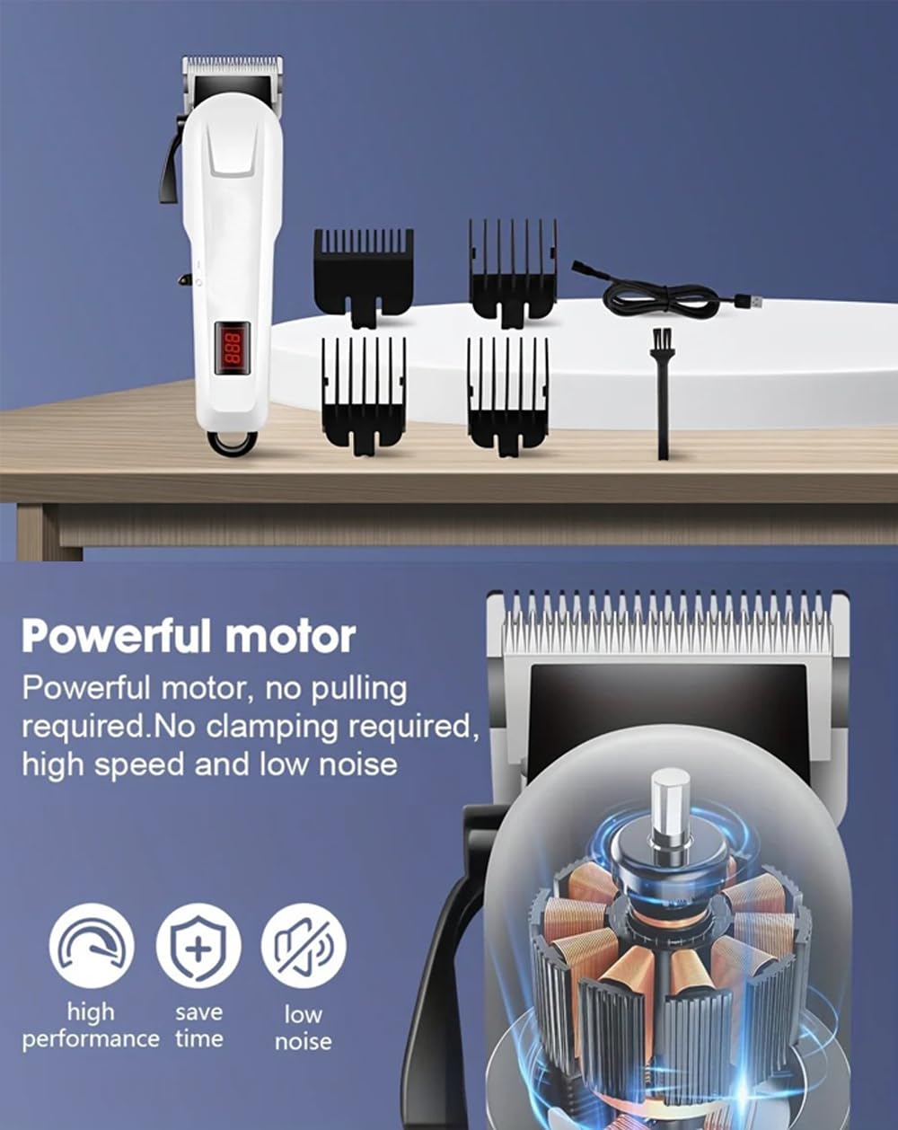 Professional Cordless Hair Clipper - Zambeel