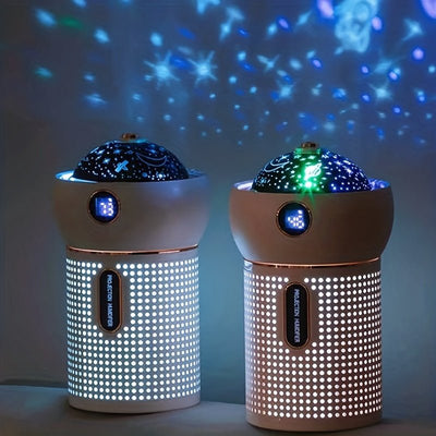 Projection Humidifier Household Bedroom Large Capacity Atmosphere Light Aromatherapy Machine Spray Humidifier - Zambeel