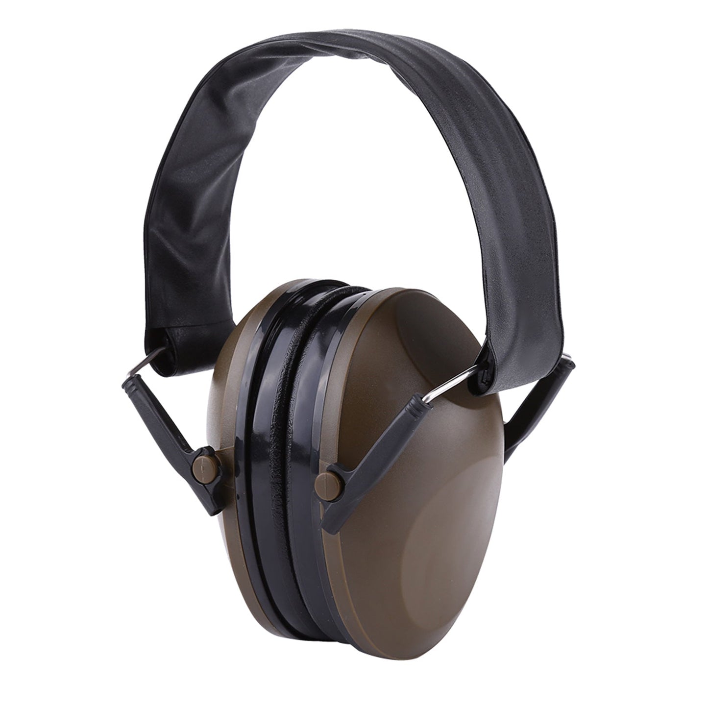 Protection Noise Reduction Earmuff Ear Muff for Industrial Noise Reduction (Brownish Green) - Zambeel