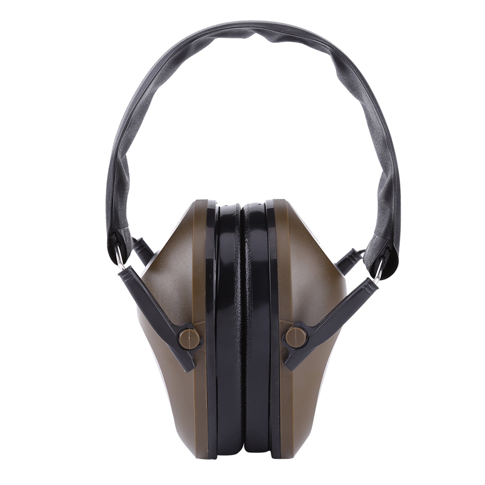 Protection Noise Reduction Earmuff Ear Muff for Industrial Noise Reduction (Brownish Green) - Zambeel