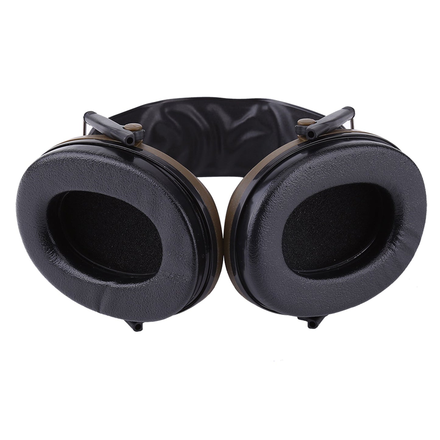 Protection Noise Reduction Earmuff Ear Muff for Industrial Noise Reduction (Brownish Green) - Zambeel