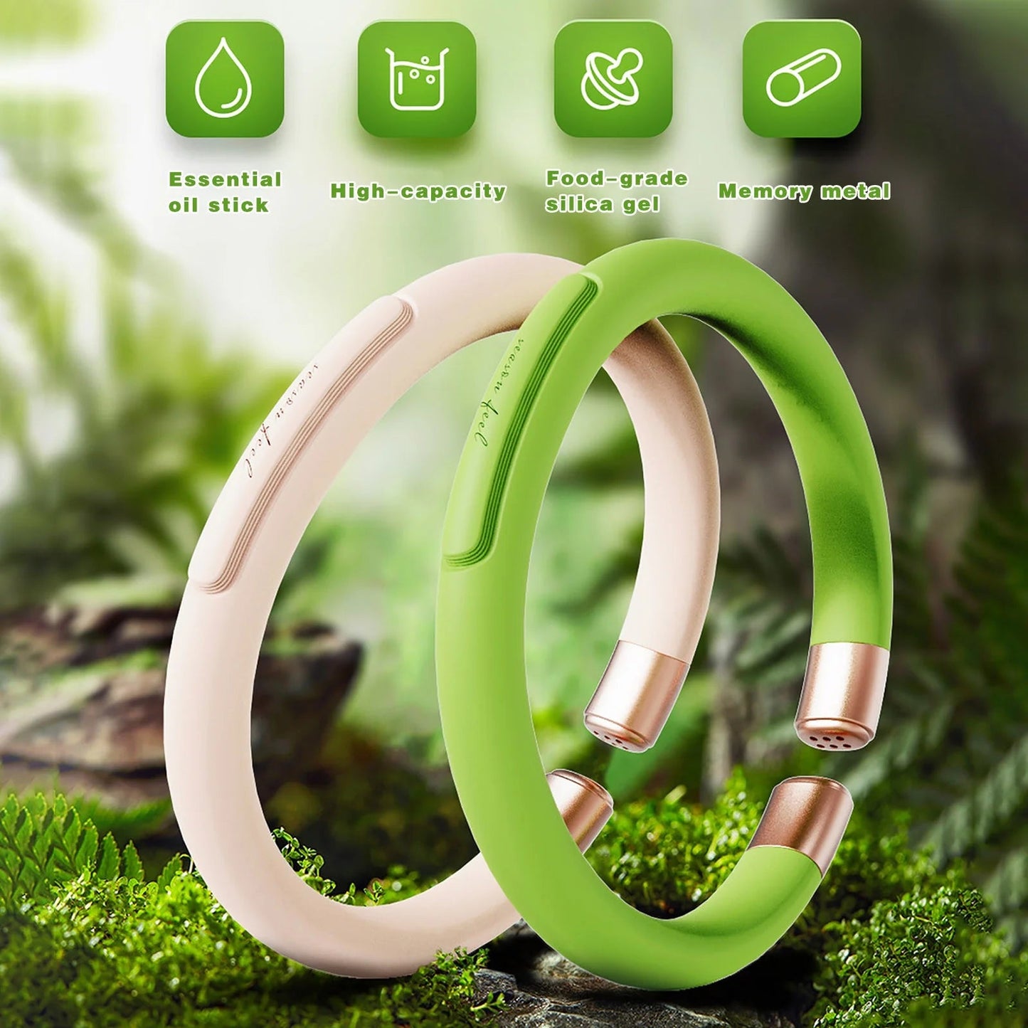 Protection Refreshing - Essential Oil Mosquito Repellent Bracelet - Zambeel