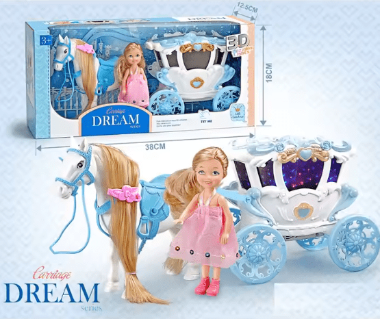 Pumpkin Carriage With Light - Zambeel