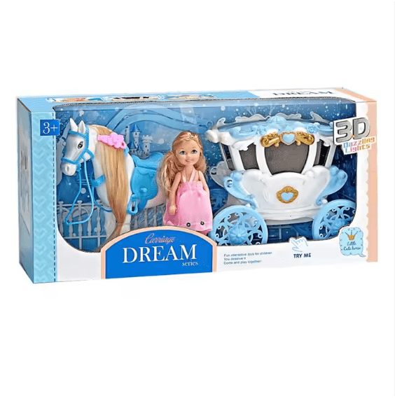 Pumpkin Carriage With Light - Zambeel