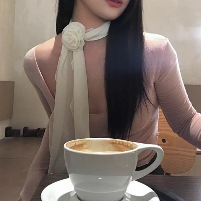 Pure Color Rose Scarf - Zambeel