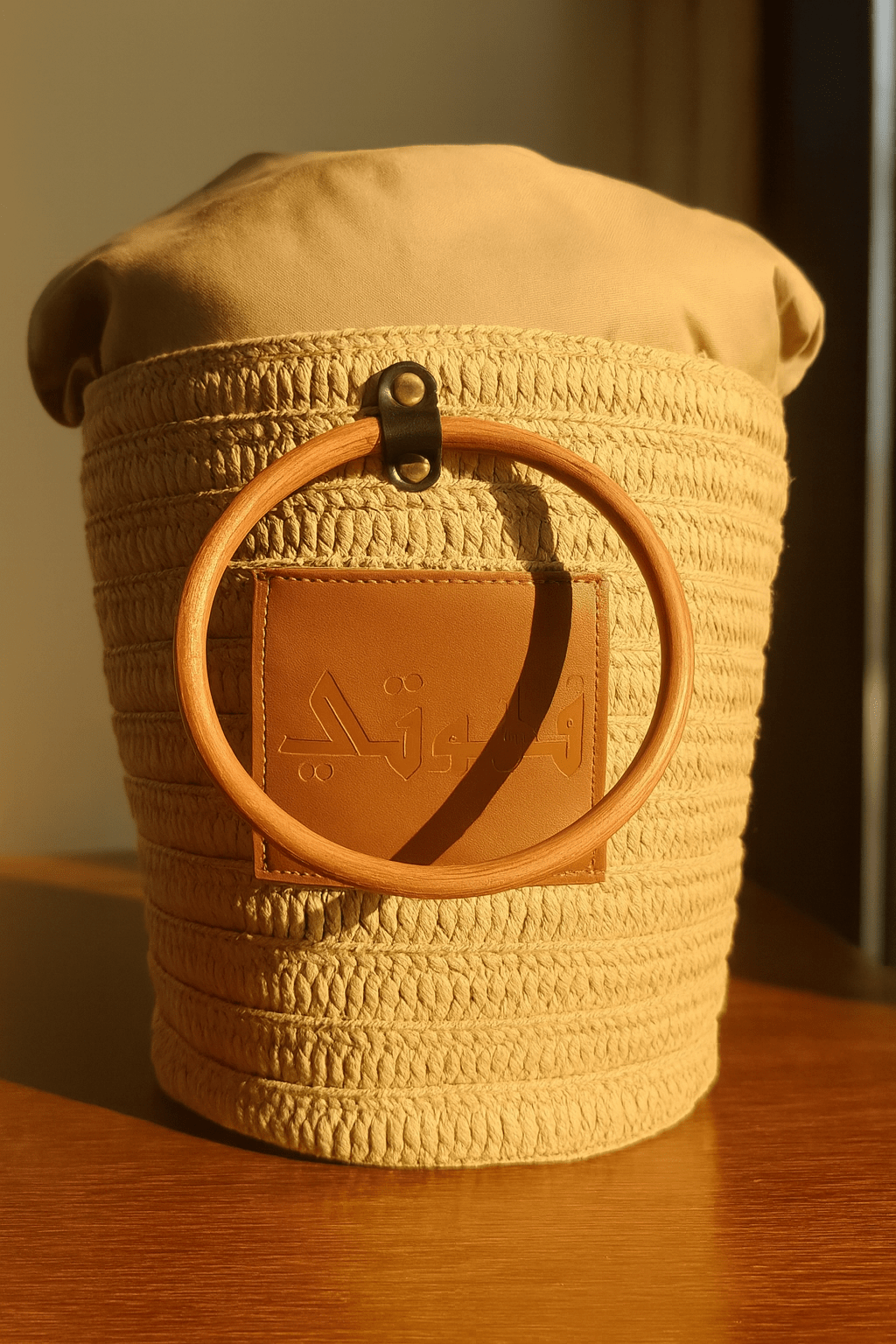 Qahwati Woven Straw Handbags - Zambeel