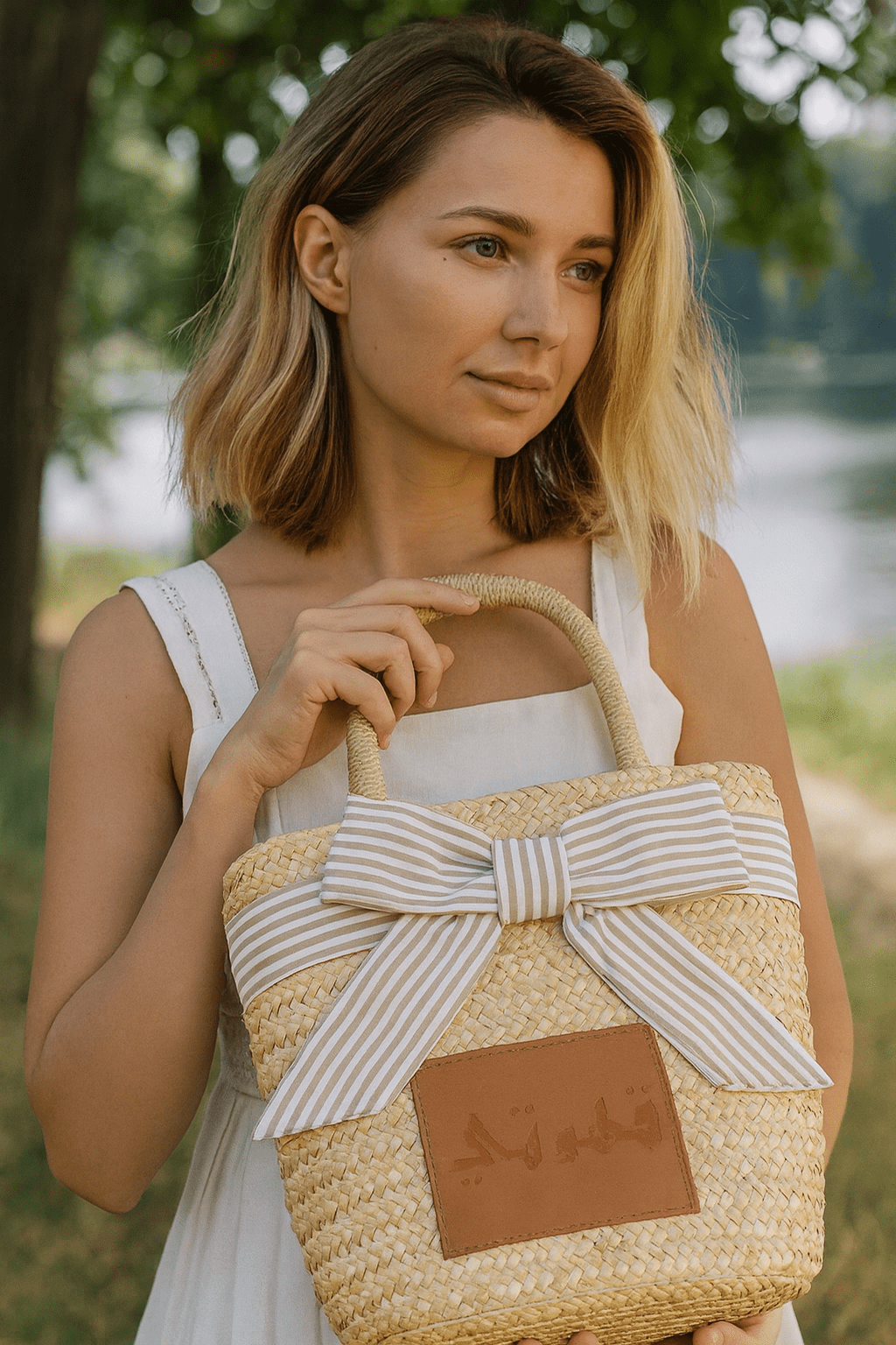 Qahwati Woven Straw Handbags - Zambeel