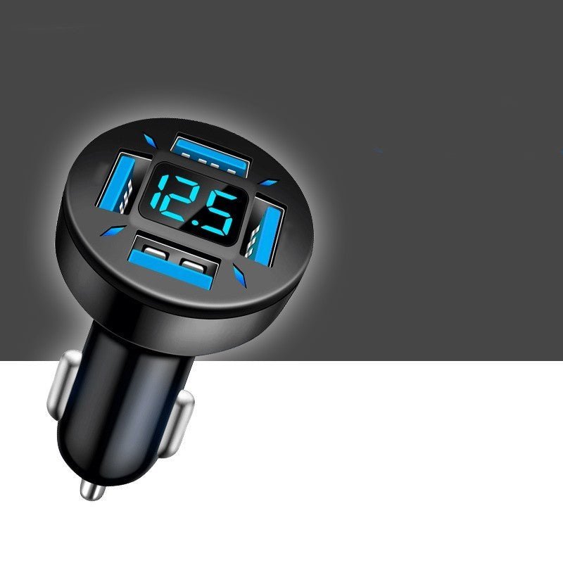 Quick Universal Transfer Plug Multi - function Car Charger USB4 Port - Zambeel