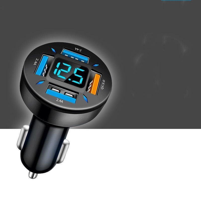 Quick Universal Transfer Plug Multi - function Car Charger USB4 Port - Zambeel