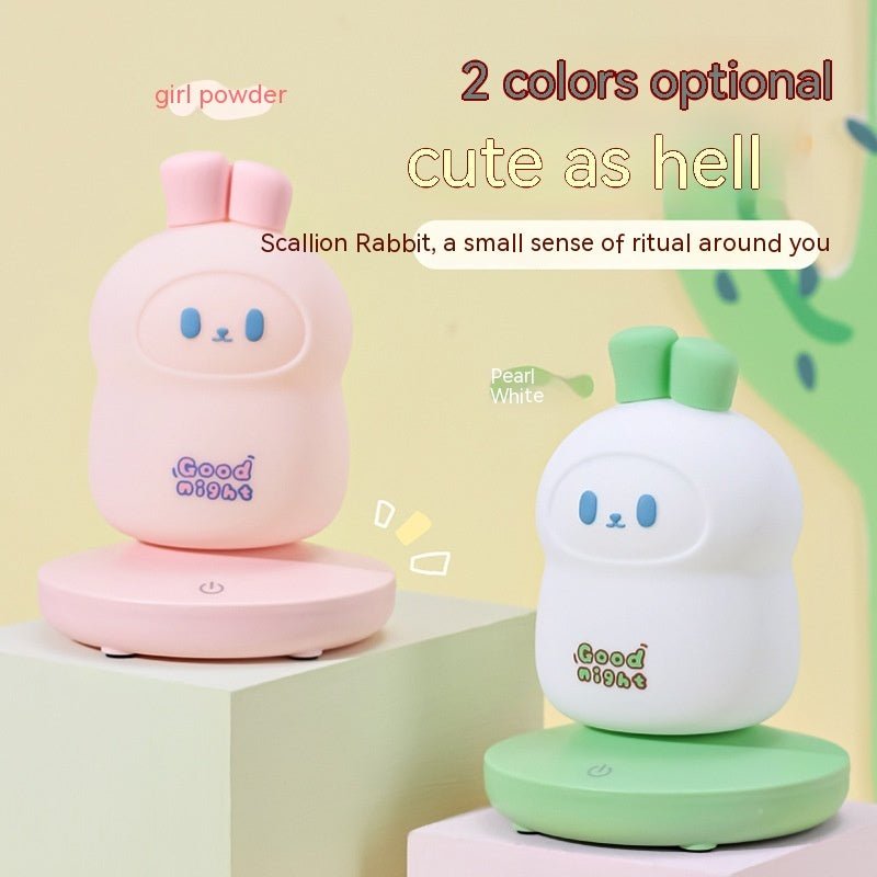 Rabbit Usb Silicone Night Lamp Charging Lamp - Zambeel