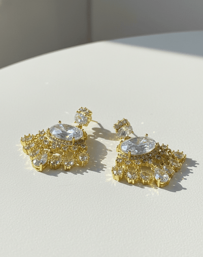 Radiant Halo Round Studs - Zambeel