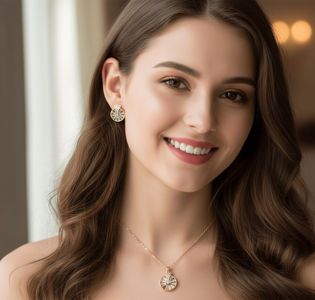 Radiant Sunburst Jewelry Set - Zambeel