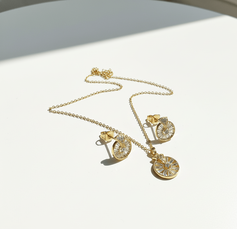 Radiant Sunburst Jewelry Set - Zambeel