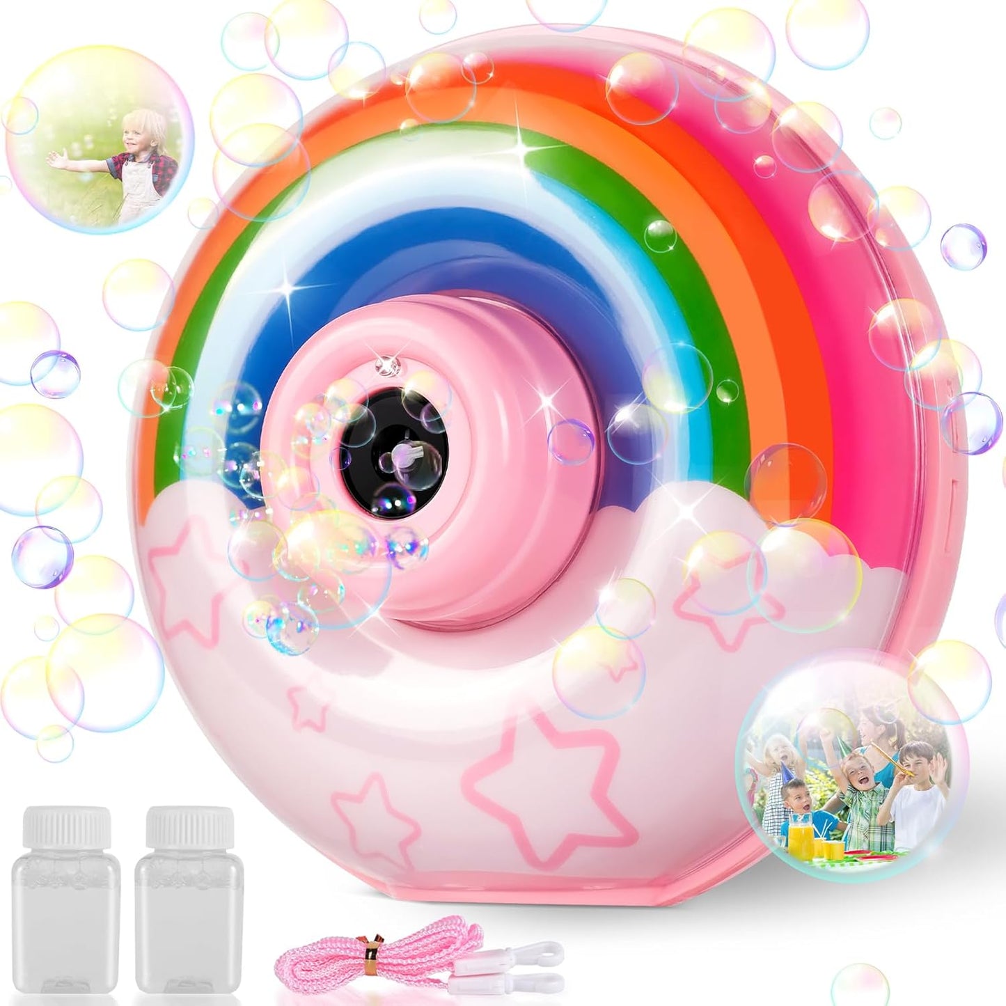 Rainbow Bubble Machine - Zambeel