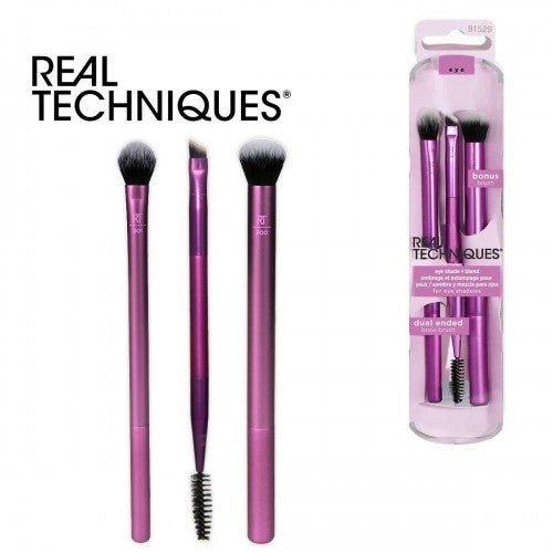 Real Techniques - Eye Shade + Blend Brush Set - Zambeel