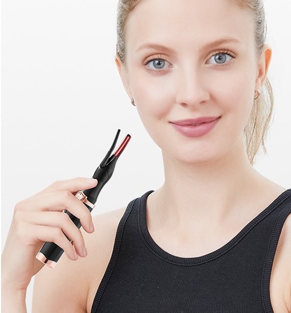 Rechargeable 360 Rotating Portable Eyelash Curler, Electric Heated Eyelashes Curler For Women Makeup Tools - Zambeel