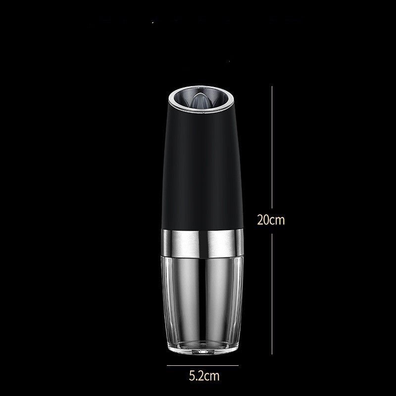 Rechargeable Electric Pepper And Salt Grinder Set One - Handed No Battery Needed Automatic Grinder With Adjustable Coarseness LED Light Refillable - Zambeel