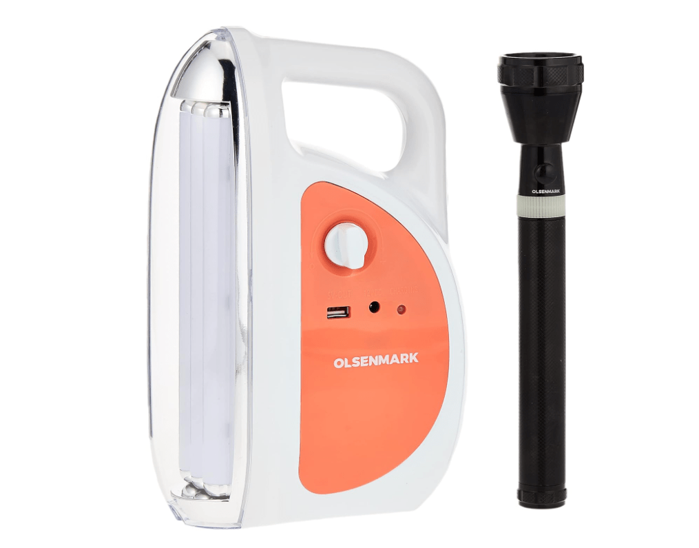 Rechargeable LED Lantern With Flashlight - Zambeel