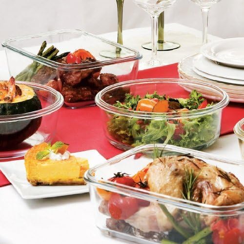 Rectangular Glass Container - Zambeel