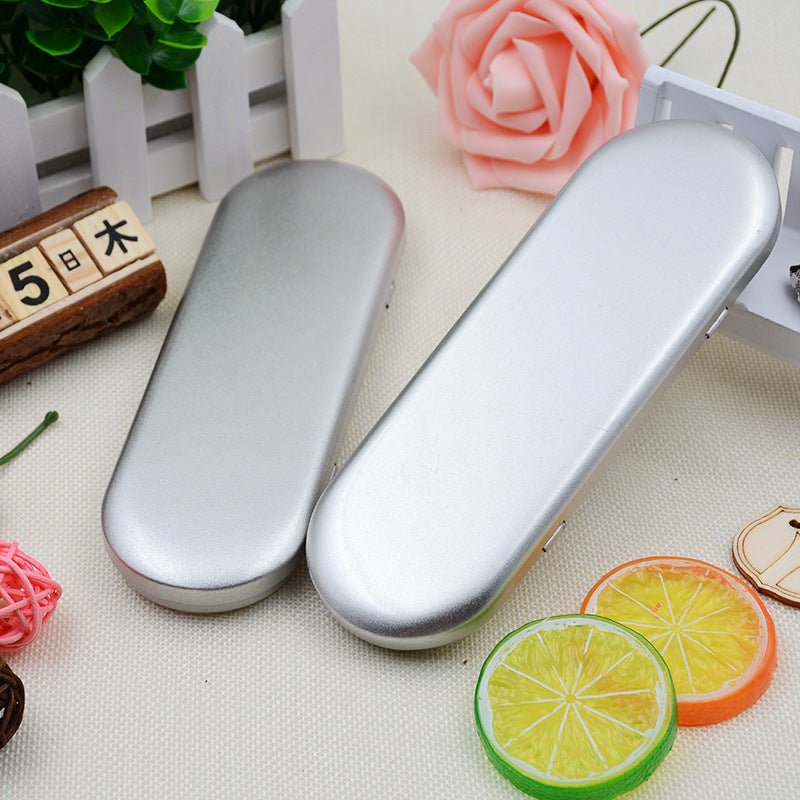 Rectangular Tinplate Cosmetic Box High - grade Pen And Pencil Packaging Metal Box - Zambeel