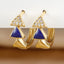 RETRO Geometric Triangle Simple Female Earrings - Zambeel