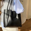 Retro One - shoulder High - grade Fashion Work Commuter Tote - Zambeel