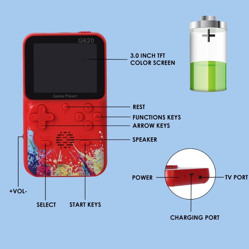 Retro Video Game Console - Zambeel