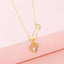 Rhinestone Heart - shaped Pin Necklace Special - interest Design Exquisite High - grade Light Luxury Clavicle Chain - Zambeel