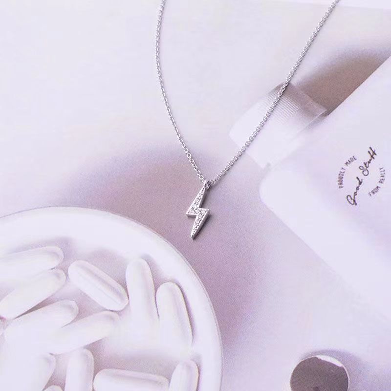 Rhinestone Pendant Japanese And Korean Women's Niche Necklace - Zambeel