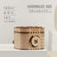 Robotime Rokr 123Pcs Treasure Box Creative 3D Wooden Puzzle Game Assembly Toys Chris Gift For Children Adults Teens Dropshipping - Zambeel